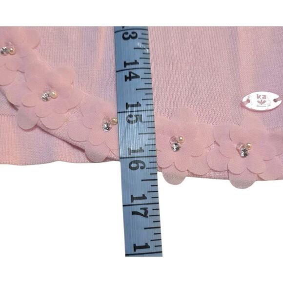 New Kinloch Anderson Girl Sweater Crop Cardigan Size 1A Pics For Measurement - Picture 6 of 8